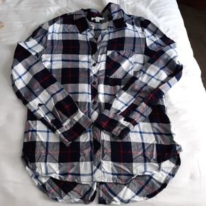Long sleeve button up top
